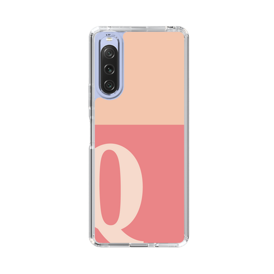 Slim Protection Case［ Original - initial two tone - Q pink ］