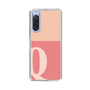 Slim Protection Case［ Original - initial two tone - Q pink ］
