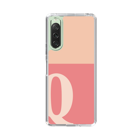 Slim Protection Case［ Original - initial two tone - Q pink ］