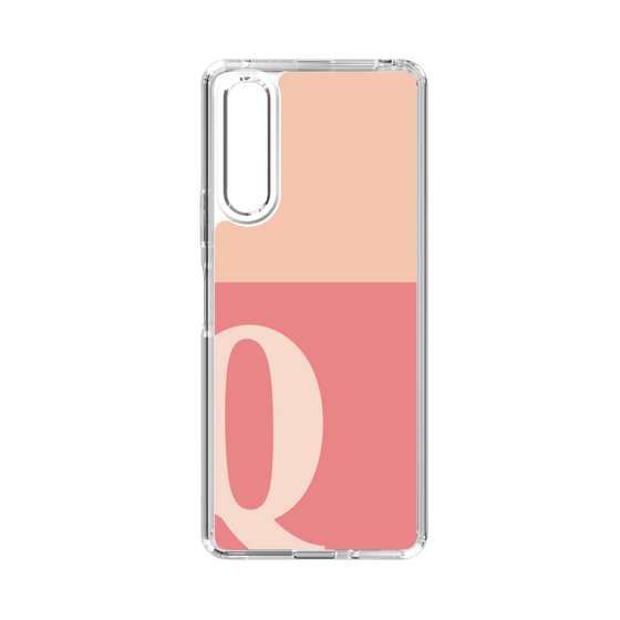 Slim Protection Case［ Original - initial two tone - Q pink ］