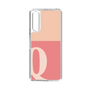 Slim Protection Case［ Original - initial two tone - Q pink ］