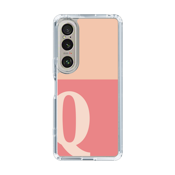 Slim Protection Case［ Original - initial two tone - Q pink ］