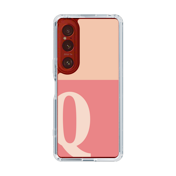 Slim Protection Case［ Original - initial two tone - Q pink ］