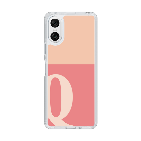 Slim Protection Case［ Original - initial two tone - Q pink ］