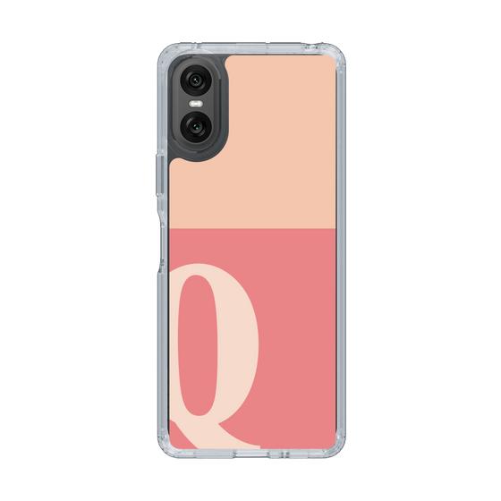 Slim Protection Case［ Original - initial two tone - Q pink ］
