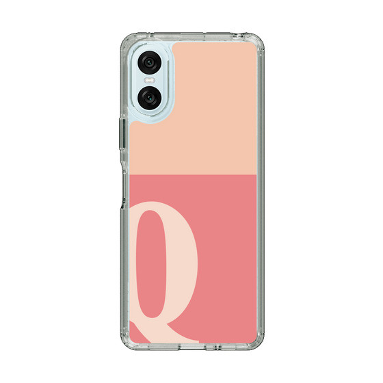 Slim Protection Case［ Original - initial two tone - Q pink ］