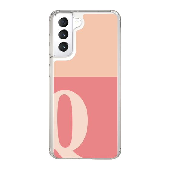Slim Protection Case［ Original - initial two tone - Q pink ］