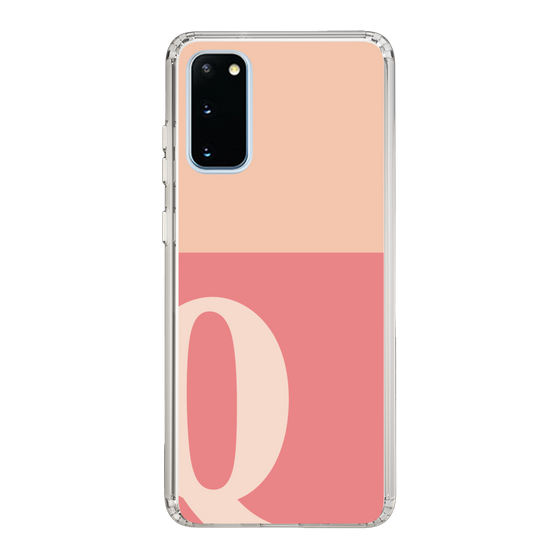 Slim Protection Case［ Original - initial two tone - Q pink ］