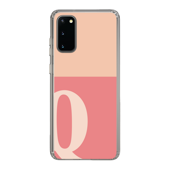 Slim Protection Case［ Original - initial two tone - Q pink ］