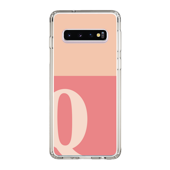 Slim Protection Case［ Original - initial two tone - Q pink ］