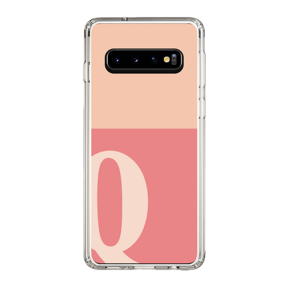 Slim Protection Case［ Original - initial two tone - Q pink ］