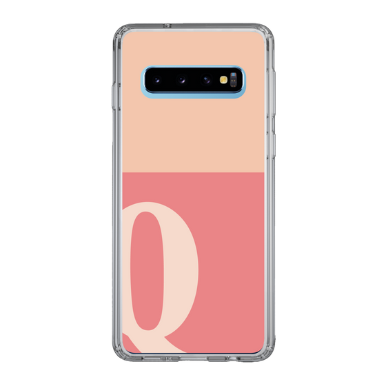 Slim Protection Case［ Original - initial two tone - Q pink ］