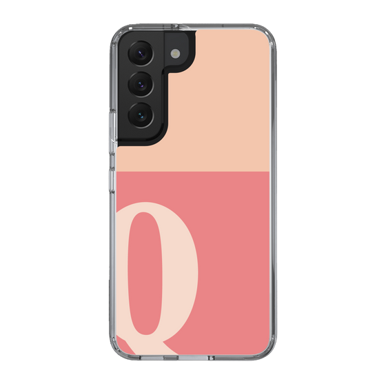 Slim Protection Case［ Original - initial two tone - Q pink ］