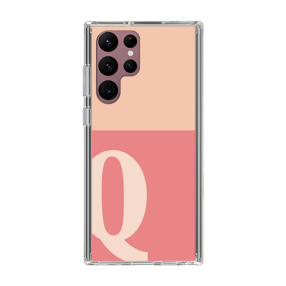 Slim Protection Case［ Original - initial two tone - Q pink ］