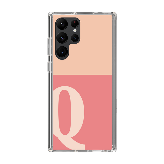 Slim Protection Case［ Original - initial two tone - Q pink ］