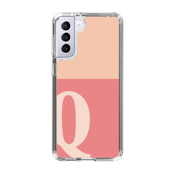 Slim Protection Case［ Original - initial two tone - Q pink ］