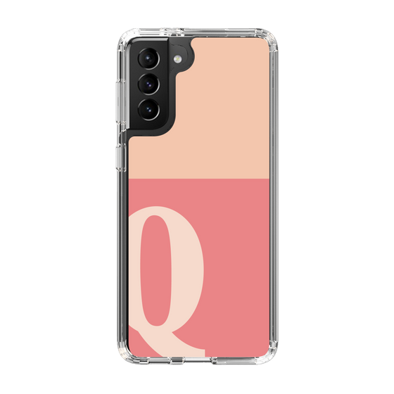 Slim Protection Case［ Original - initial two tone - Q pink ］