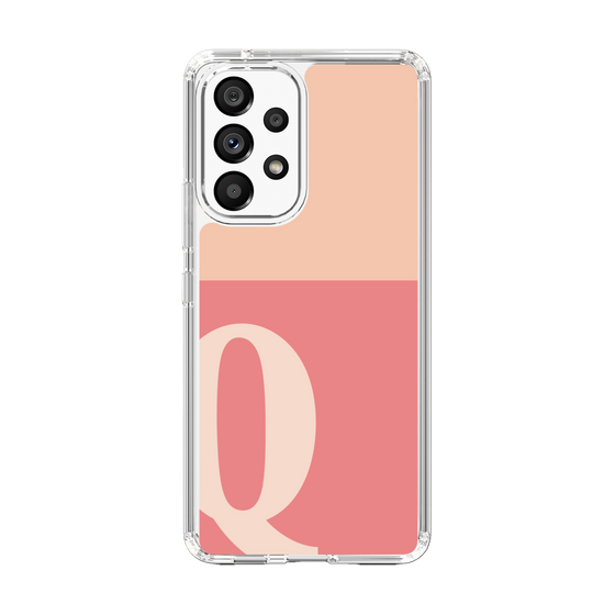 Slim Protection Case［ Original - initial two tone - Q pink ］