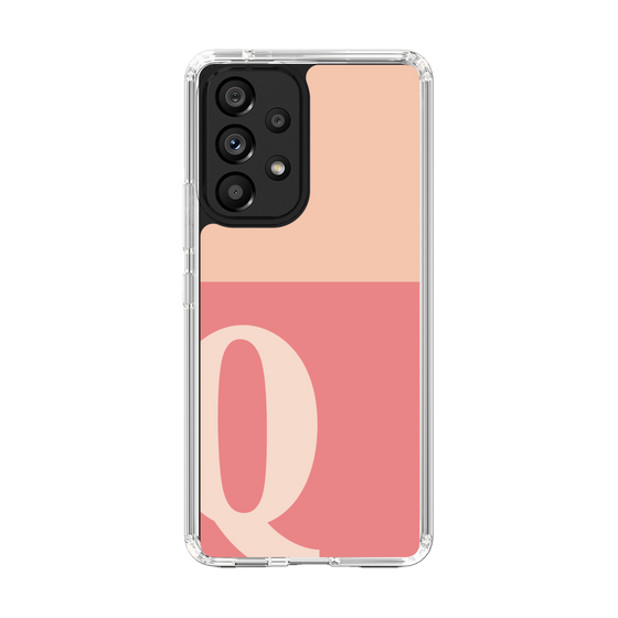 Slim Protection Case［ Original - initial two tone - Q pink ］