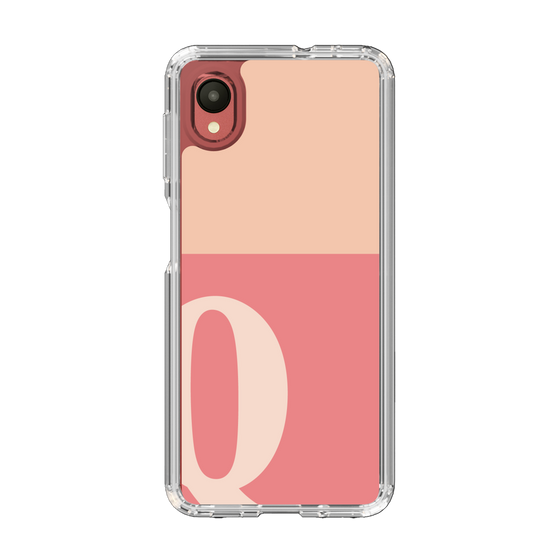 Slim Protection Case［ Original - initial two tone - Q pink ］
