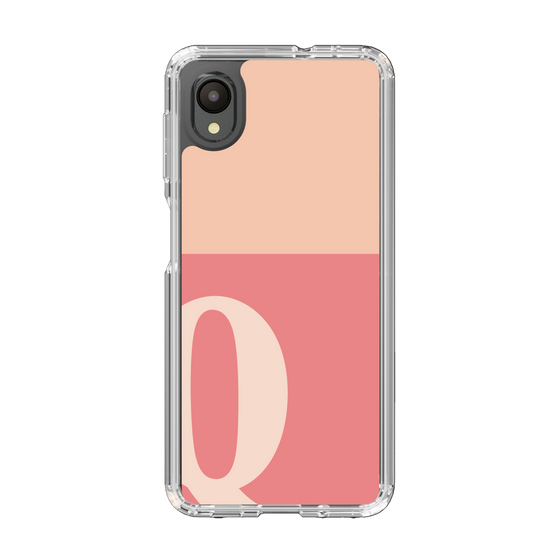 Slim Protection Case［ Original - initial two tone - Q pink ］
