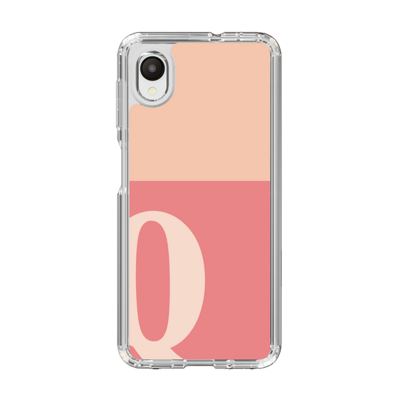 Slim Protection Case［ Original - initial two tone - Q pink ］