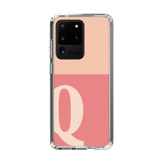 Slim Protection Case［ Original - initial two tone - Q pink ］