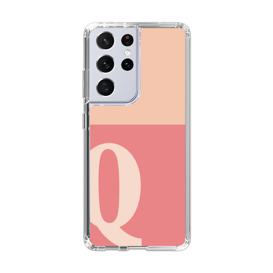 Slim Protection Case［ Original - initial two tone - Q pink ］