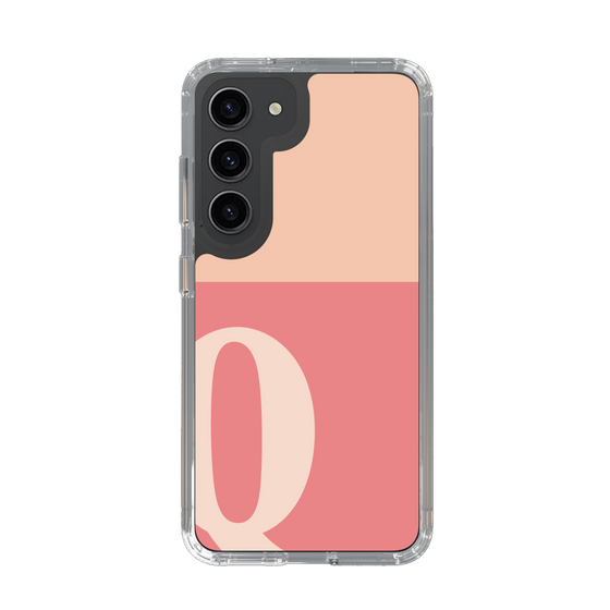 Slim Protection Case［ Original - initial two tone - Q pink ］