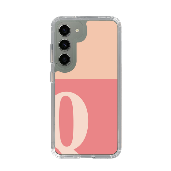Slim Protection Case［ Original - initial two tone - Q pink ］