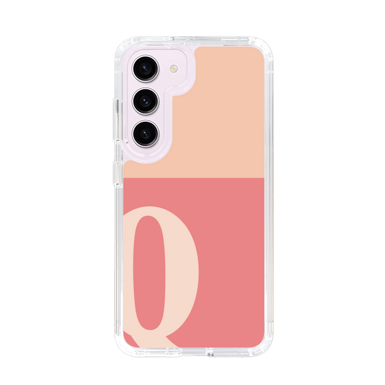 Slim Protection Case［ Original - initial two tone - Q pink ］