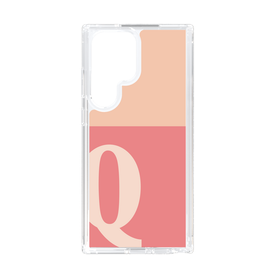 Slim Protection Case［ Original - initial two tone - Q pink ］