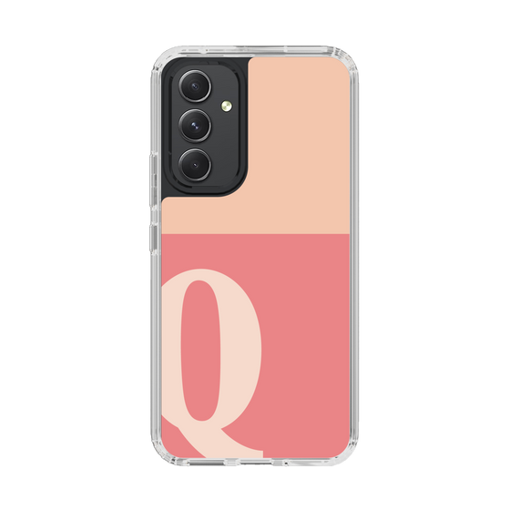 Slim Protection Case［ Original - initial two tone - Q pink ］
