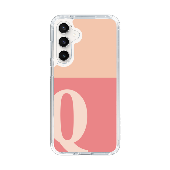 Slim Protection Case［ Original - initial two tone - Q pink ］