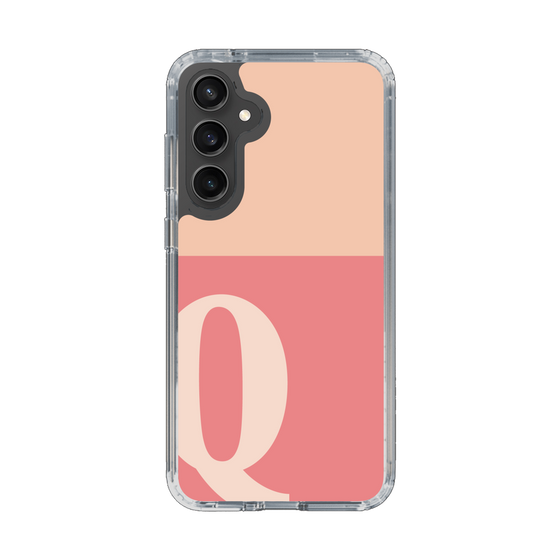 Slim Protection Case［ Original - initial two tone - Q pink ］