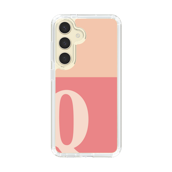 Slim Protection Case［ Original - initial two tone - Q pink ］