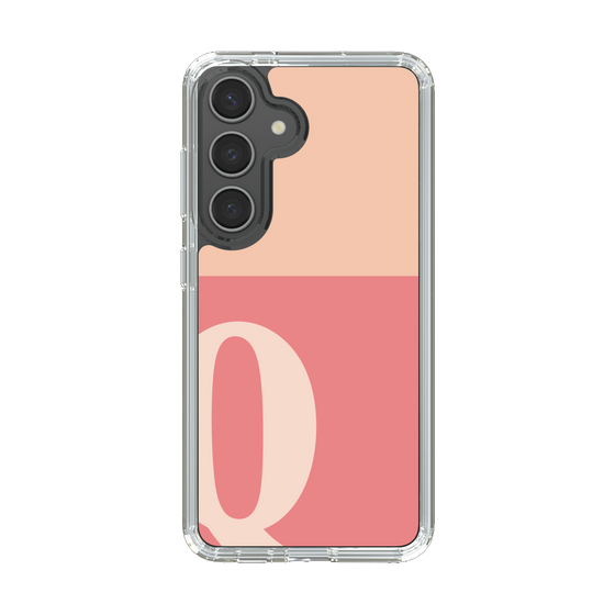 Slim Protection Case［ Original - initial two tone - Q pink ］