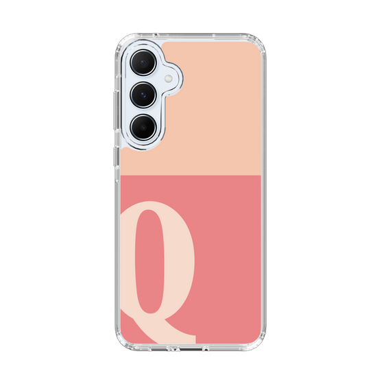 Slim Protection Case［ オリジナル - initial two tone - Q pink ］