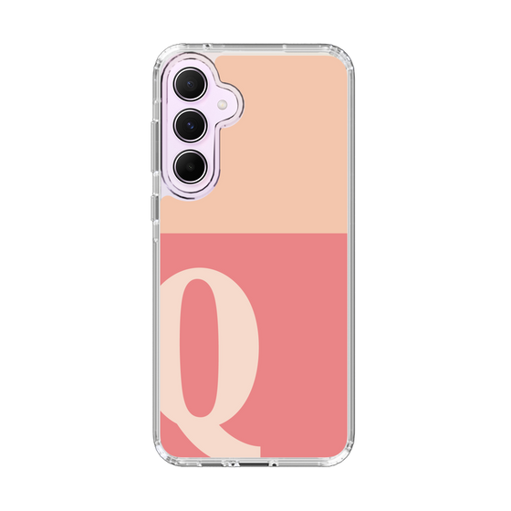 Slim Protection Case［ オリジナル - initial two tone - Q pink ］