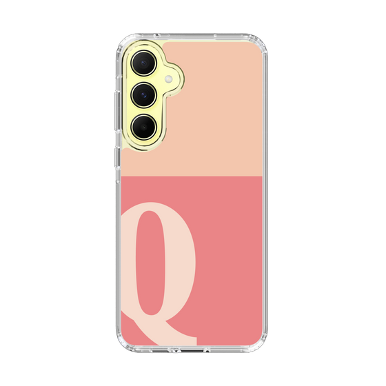 Slim Protection Case［ オリジナル - initial two tone - Q pink ］