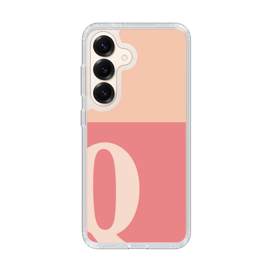 Slim Protection Case［ Original - initial two tone - Q pink ］