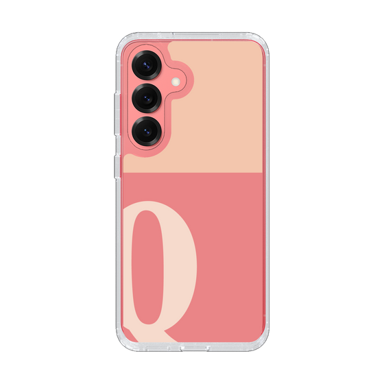 Slim Protection Case［ Original - initial two tone - Q pink ］
