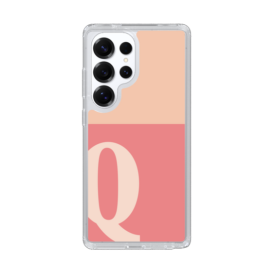 Slim Protection Case［ Original - initial two tone - Q pink ］