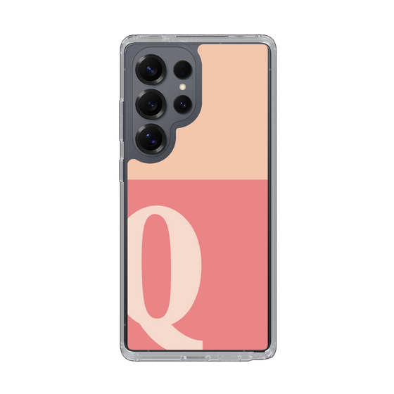 Slim Protection Case［ Original - initial two tone - Q pink ］
