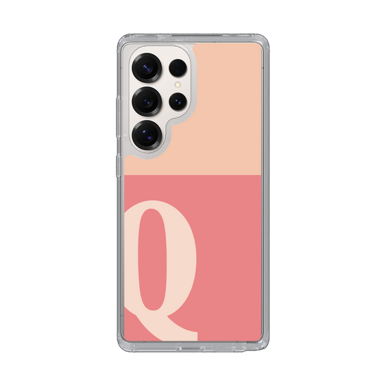 Slim Protection Case［ Original - initial two tone - Q pink ］
