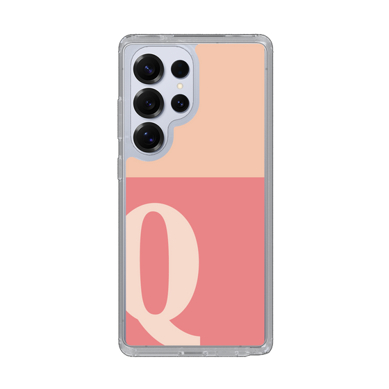 Slim Protection Case［ Original - initial two tone - Q pink ］