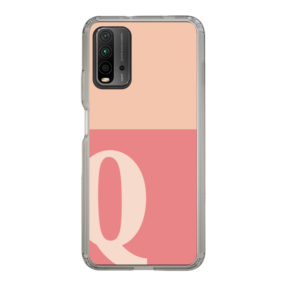 Slim Protection Case［ Original - initial two tone - Q pink ］