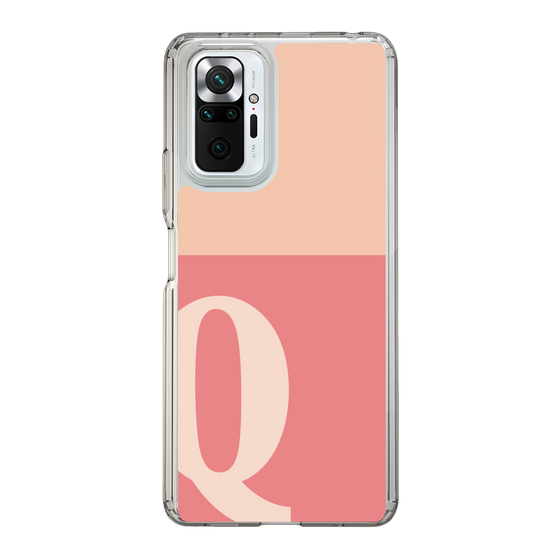 Slim Protection Case［ Original - initial two tone - Q pink ］