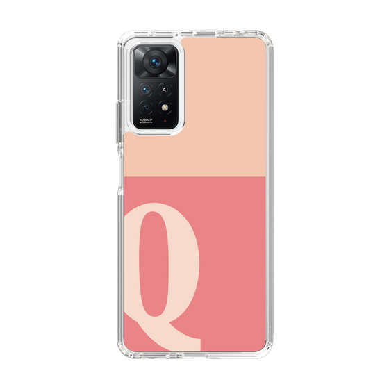 Slim Protection Case［ Original - initial two tone - Q pink ］