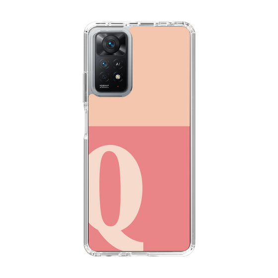 Slim Protection Case［ Original - initial two tone - Q pink ］